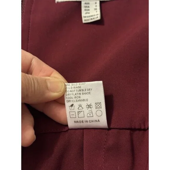 SHONA JOY Burgundy Strapless U Wire Bustier Dress Classic Elegant Romantic Sz 4 - Picture 6 of 13